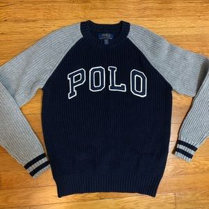 Polo Ralph Lauren baseball POLO sweater size m